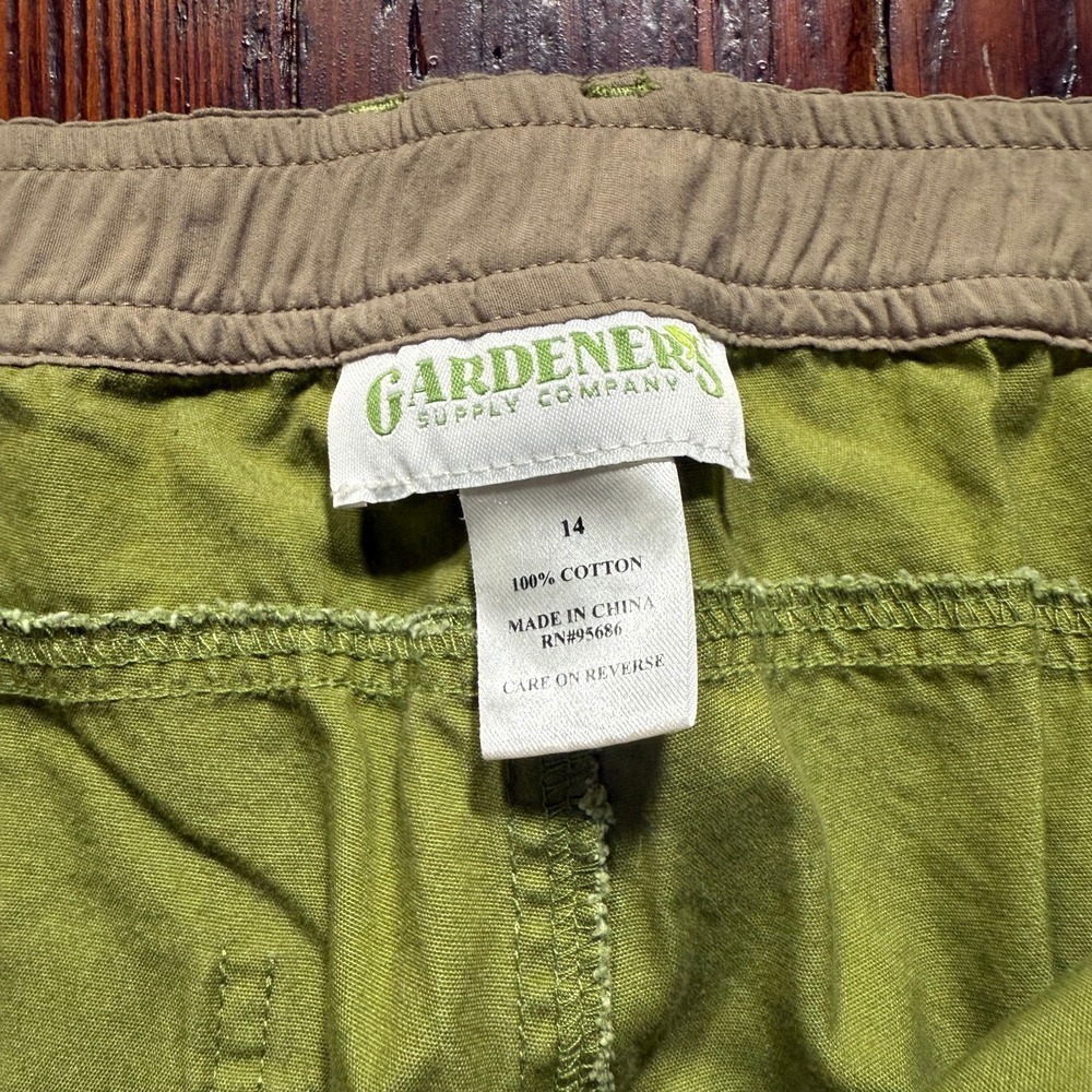 Olive Green Women's Cargo Pants - Picture 14 of 16